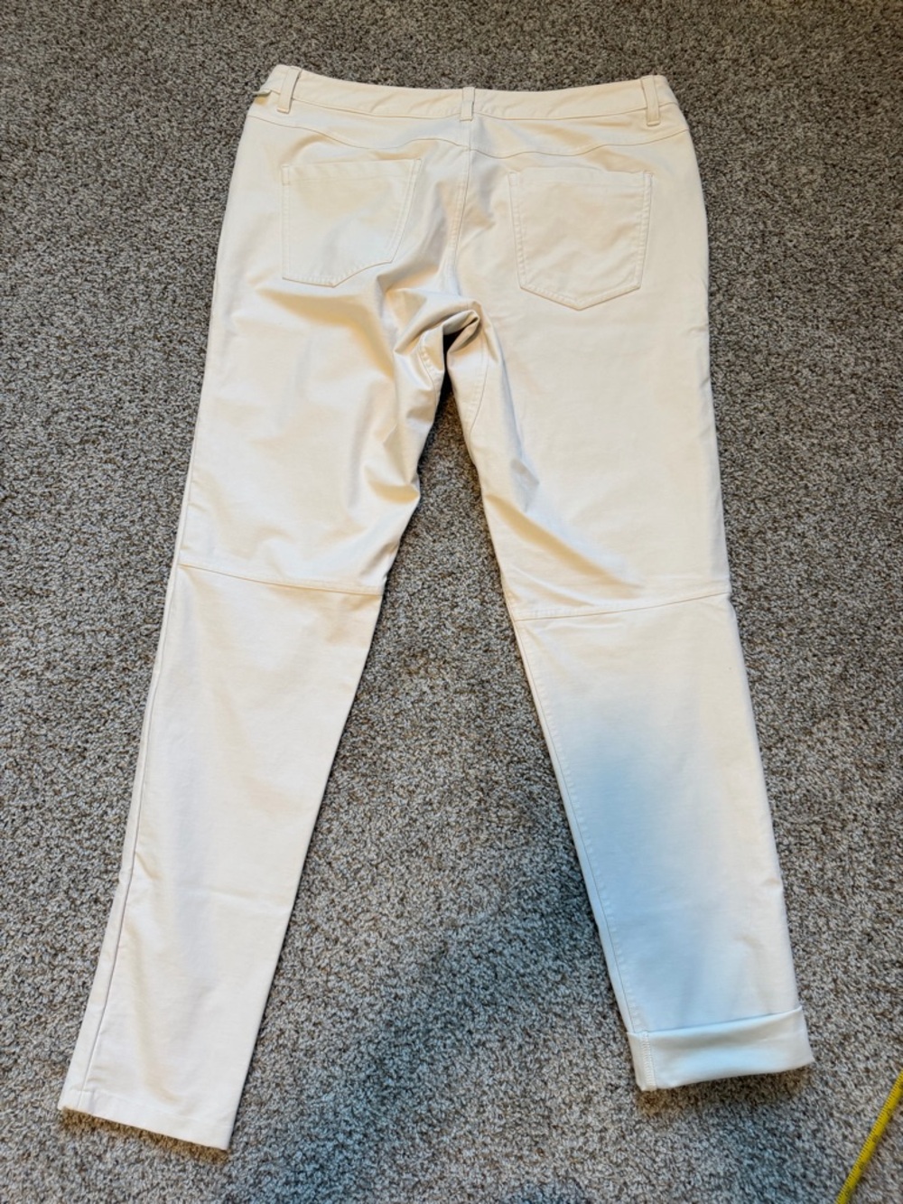 lululemon athletica Slim ABC Pant - White Opal (Cream) - Picture 7 of 11
